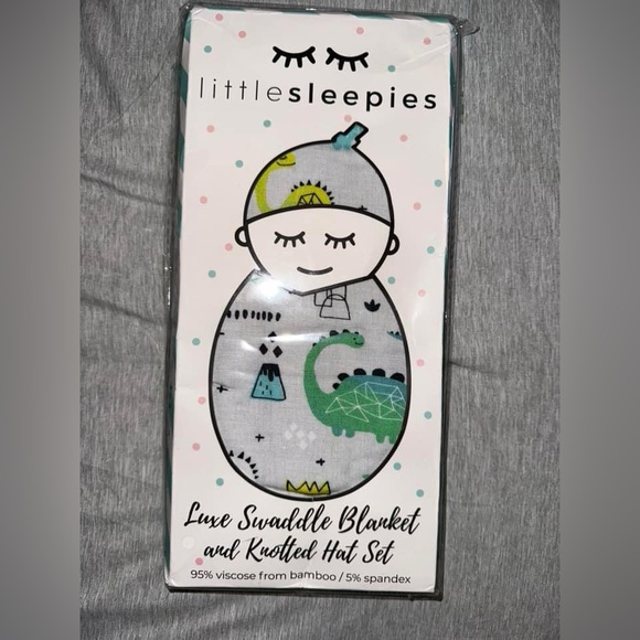 NIB LS OG Dino Swaddle Set - Picture 3 of 3